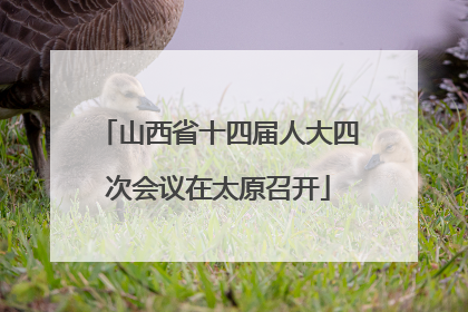 山西省十四届人大四次会议在太原召开